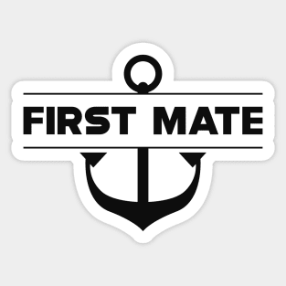 Nautical Captain - First Mate Sticker